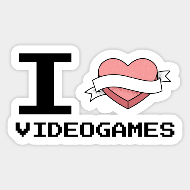 I Love Video Games Sticker by Jitesh Kundra